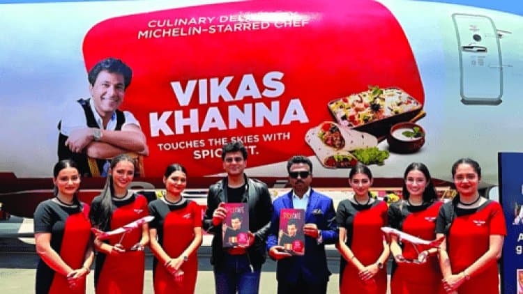 A Fusion of Art and Flavor: SpiceJet Introduces Stunning Livery Design and Teams Up with Renowned Chef Vikas Khanna to Redefine In-Flight Dining