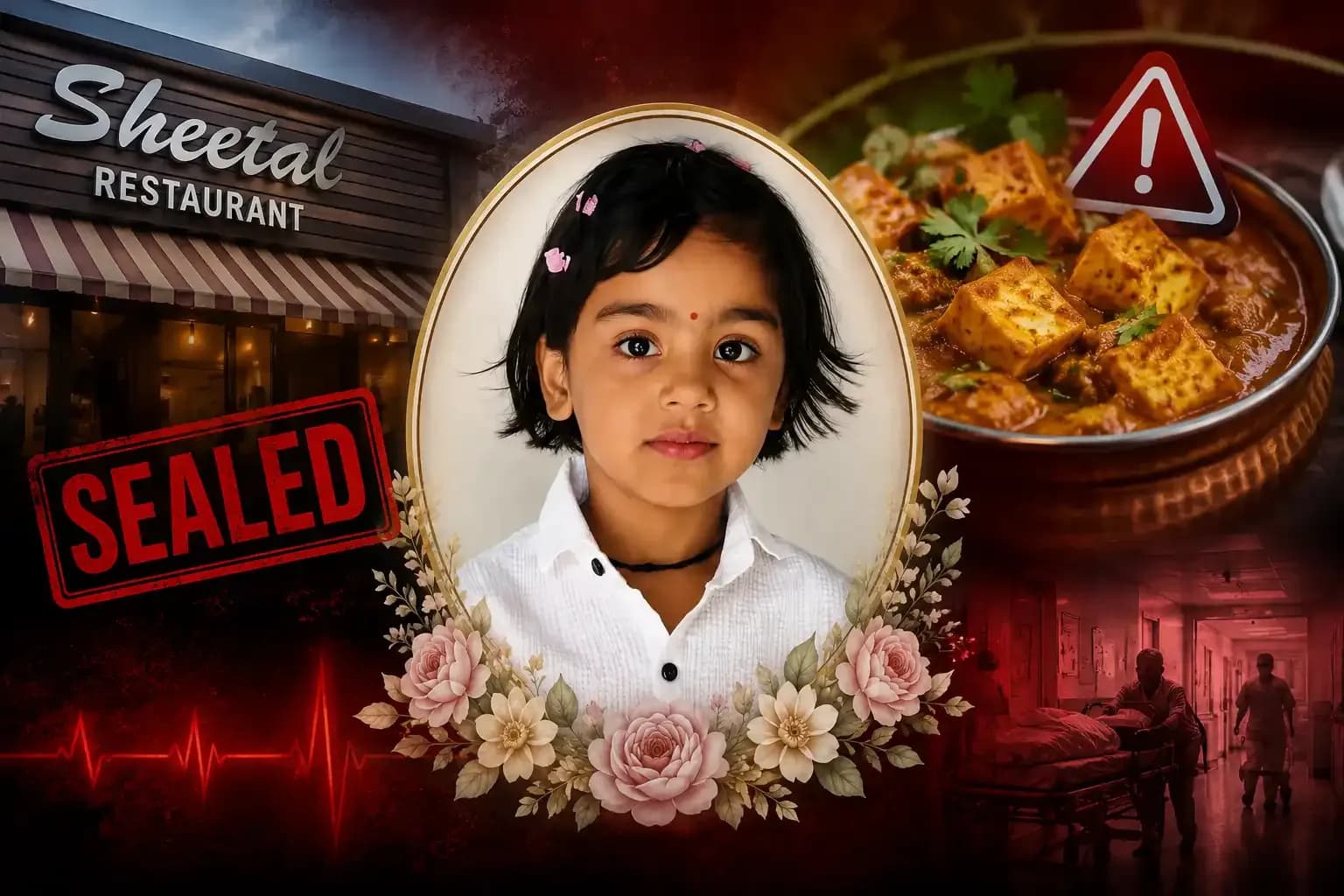 surat-restaurant-food-poisoning-family-girl-death-restaurant-sealed