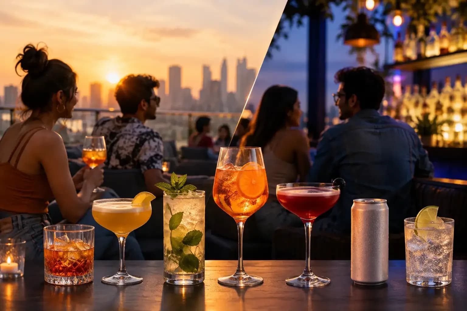 Gen Z drinking trends in India in 2026, showing young consumers embracing cocktails, premium drinks and moderation