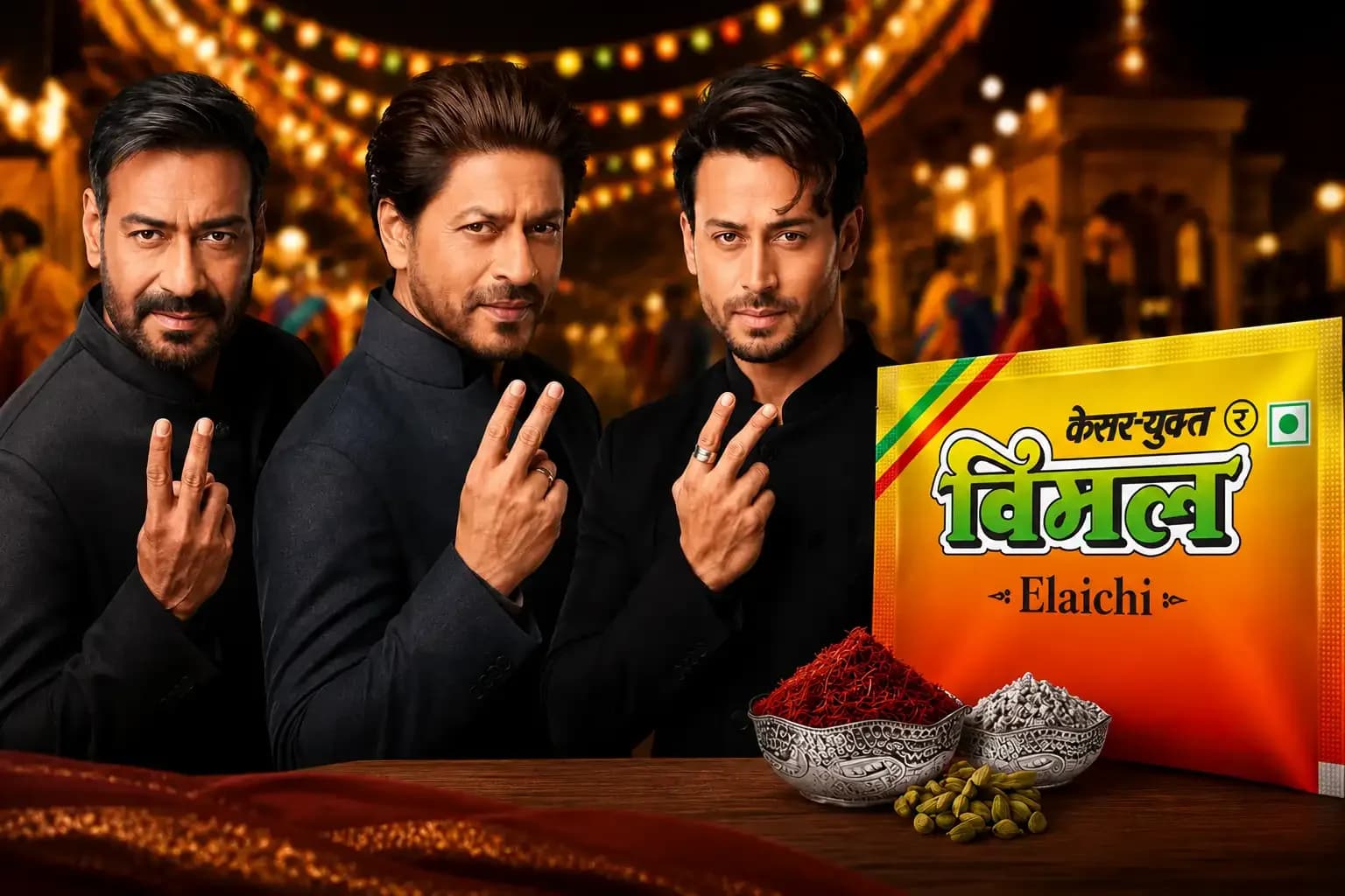 Shah Rukh Khan, Ajay Devgn and Tiger Shroff featured alongside Vimal Elaichi amid FDA notice over the advertisement