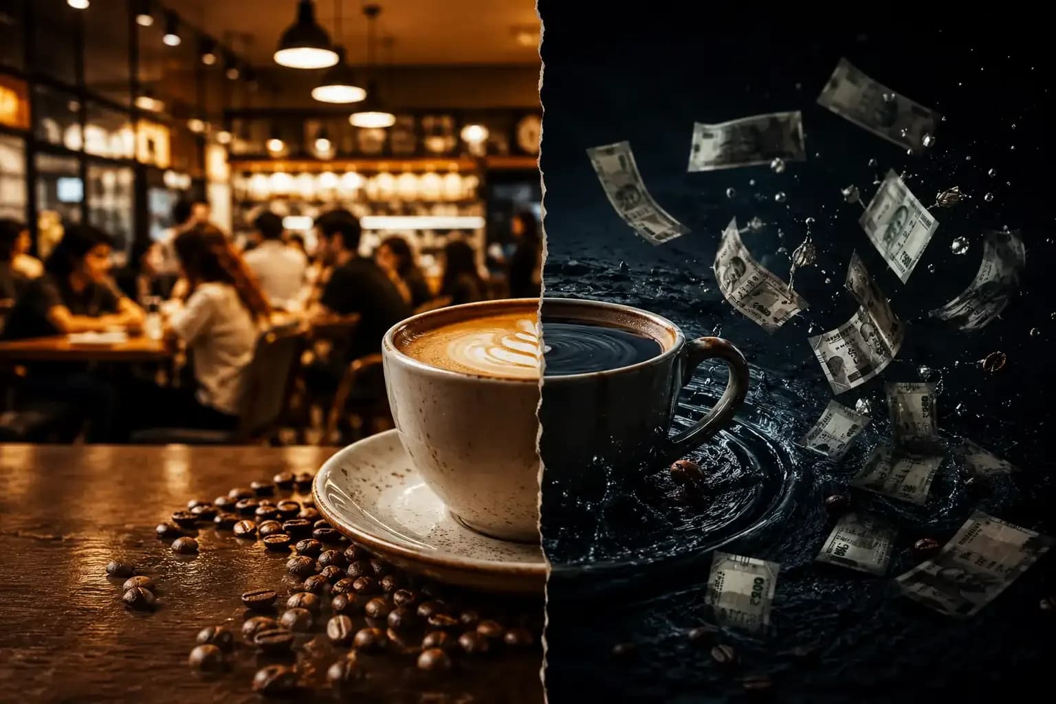 India’s branded café market is growing rapidly, but several major coffee chains continue to report losses.