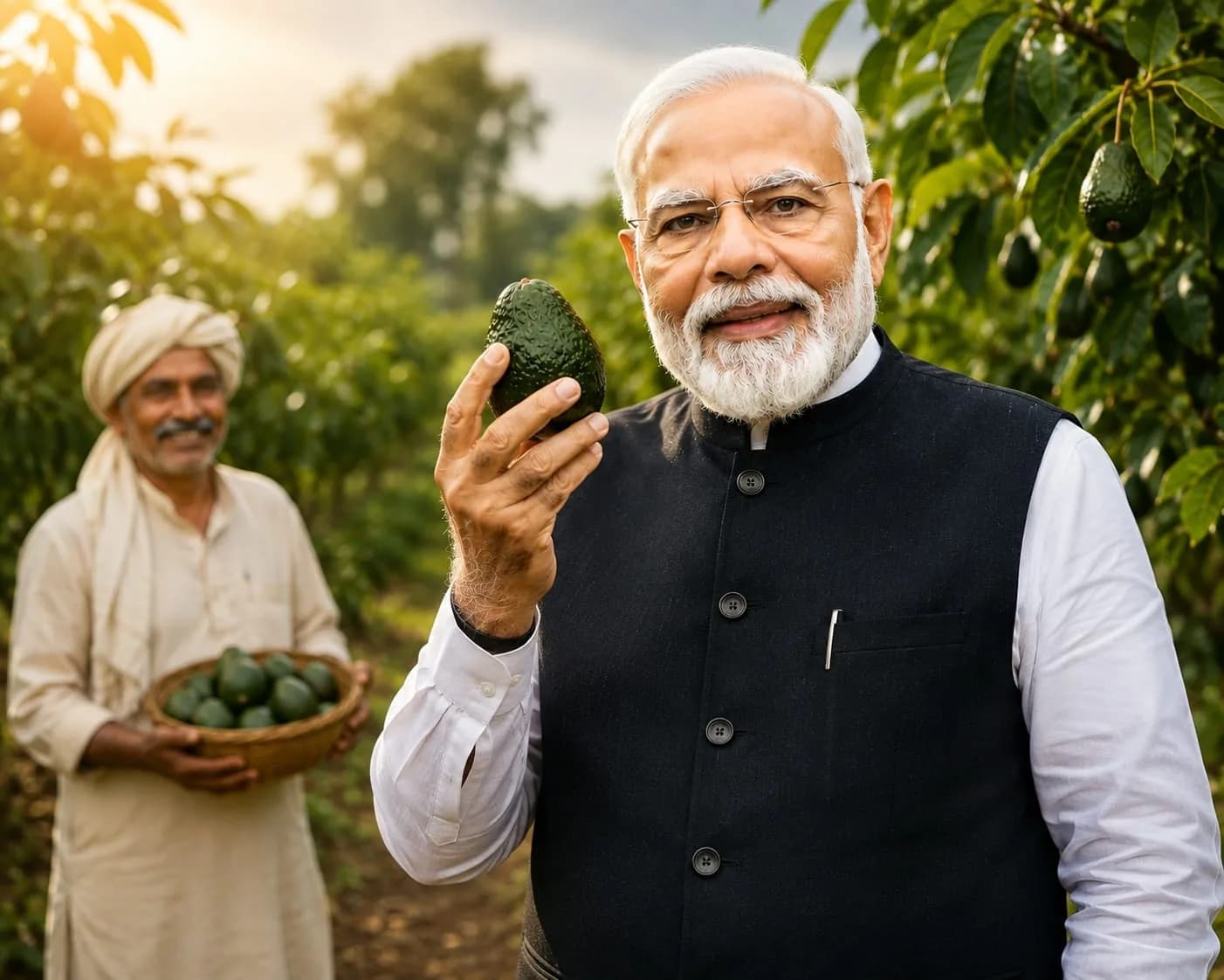 pm modi love for avacados