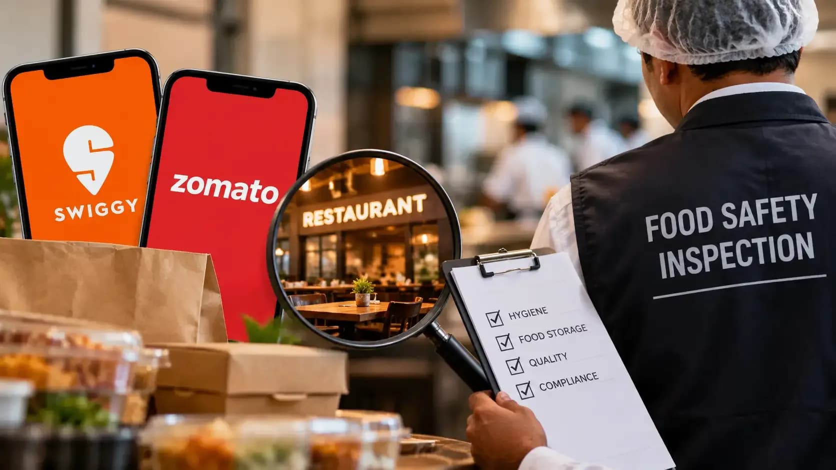 Madhya Pradesh food-safety inspection using Swiggy and Zomato restaurant data