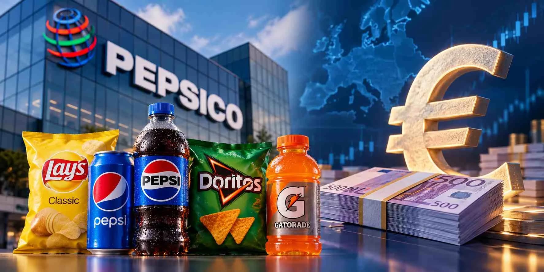 PepsiCo raises €1 billion through a European bond offering after cutting its 2026 profit outlook, amid pressure on North American snacks and beverage sales.