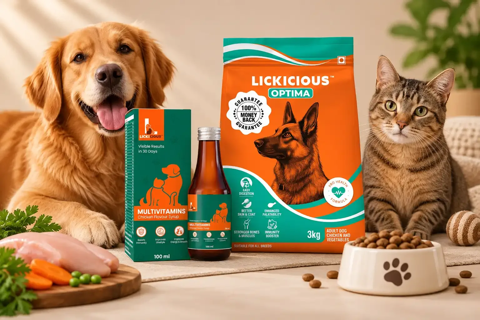 Lickicious Raises ₹19 Crore to Scale Manufacturing and Expand India's Pet-Food Market