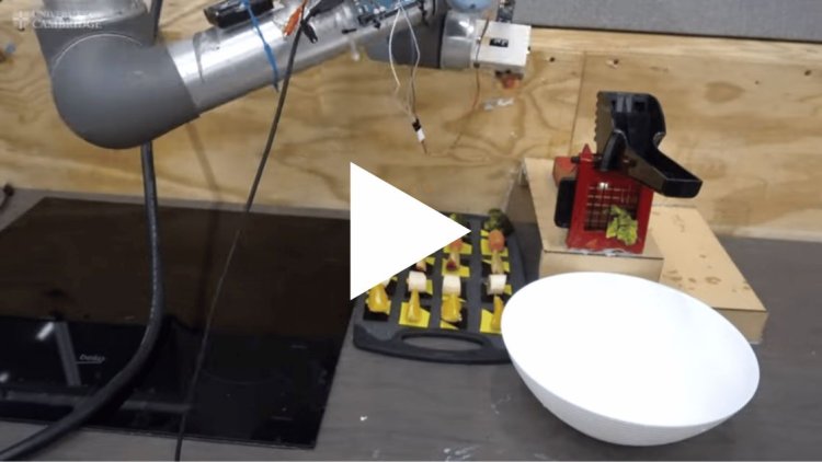 Robot 'Chef' Masters Recipe Creation Through Food Video Learning