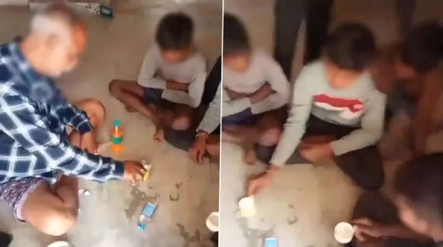 Madhya Pradesh Teacher Suspended After Shocking Video Surfaces of Alcohol Served to Schoolchildren