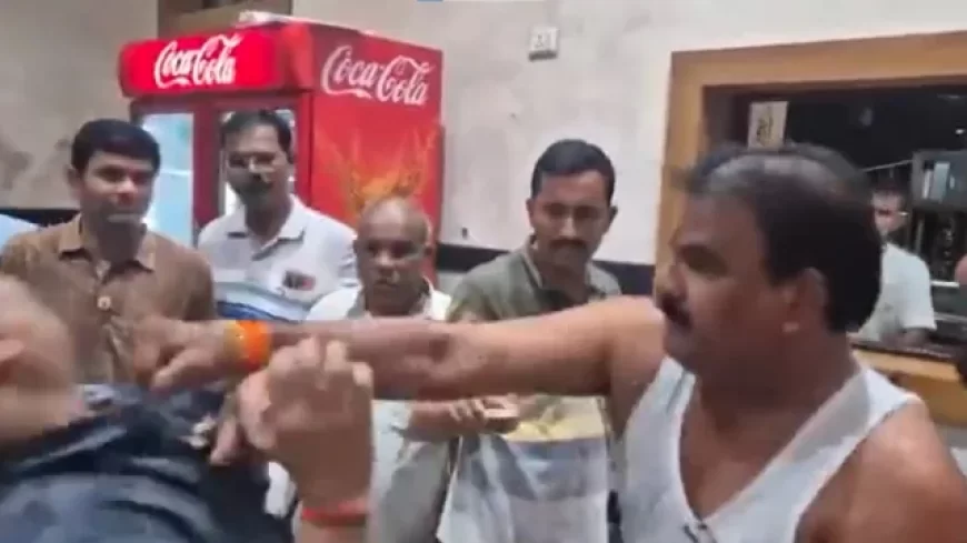 Maharashtra MLA Sanjay Gaikwad Assaults Canteen Staff Over Spoiled Dal; Viral Video Sparks Outrage