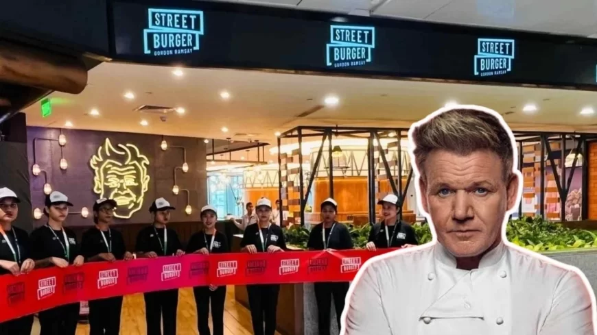 Gordon Ramsay Street Burger Opens First Outlet in India at Delhi Airport