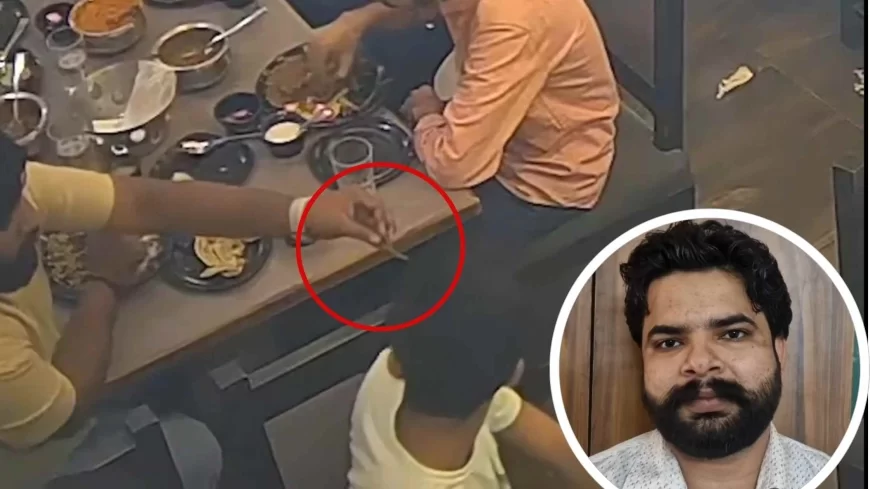 Gorakhpur Restaurant Scandal: Veg Thali Controversy Deepens as Youths Accuse Owner of Manipulating CCTV Footage