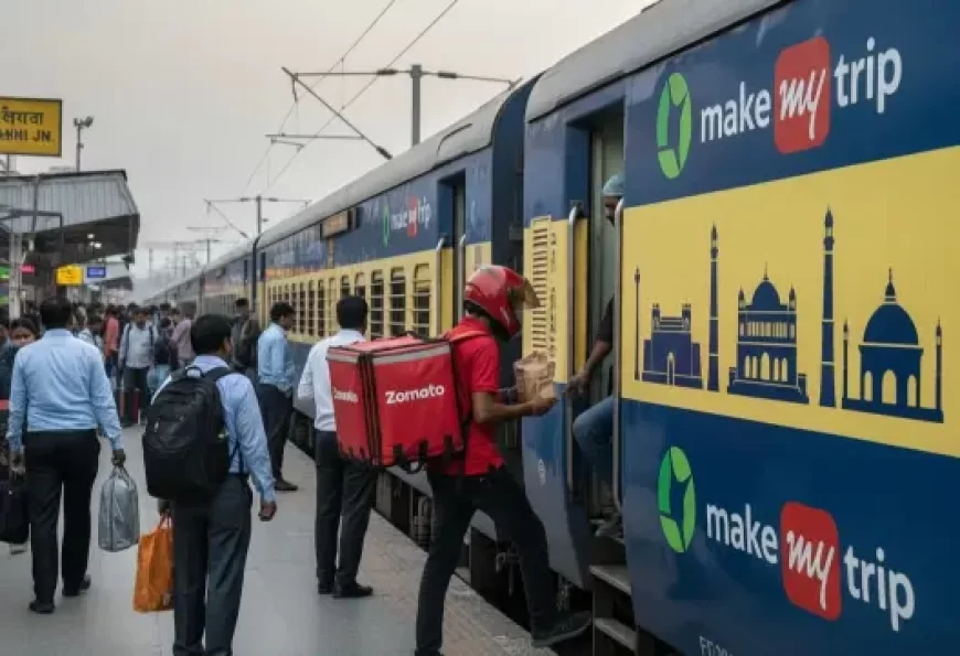 MakeMyTrip Partners with Zomato to Deliver Food on Trains at 130+ Stations, Launches Diwali Coupon