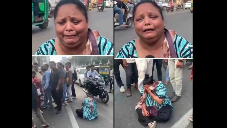 Golgappa Protest Halts Traffic in Vadodara: Woman Demands Missing Puris