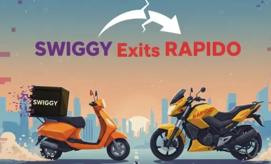 Swiggy Exits Rapido With ₹2,400 Crore Stake Sale to Prosus and Westbridge