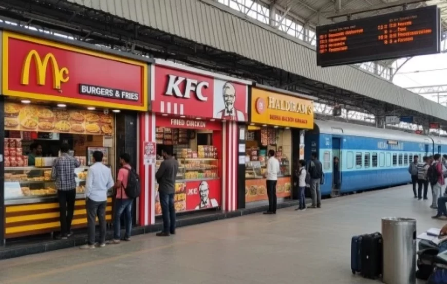 Railways to Allow McDonald’s, KFC, Haldiram’s at Stations Under New Premium Catering Category