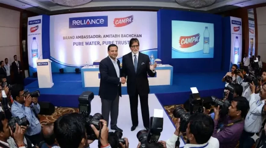 Reliance Ropes in Amitabh Bachchan as Brand Ambassador for Campa Sure Packaged Water