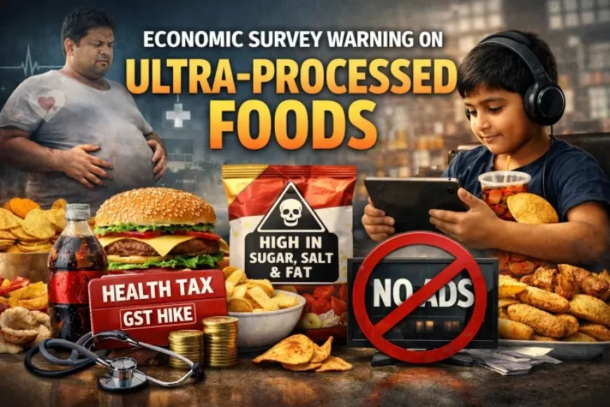 Economic Survey Flags Ultra-Processed Foods as Major Health Risk, Calls for Tax, Warning Labels and Ad Curbs