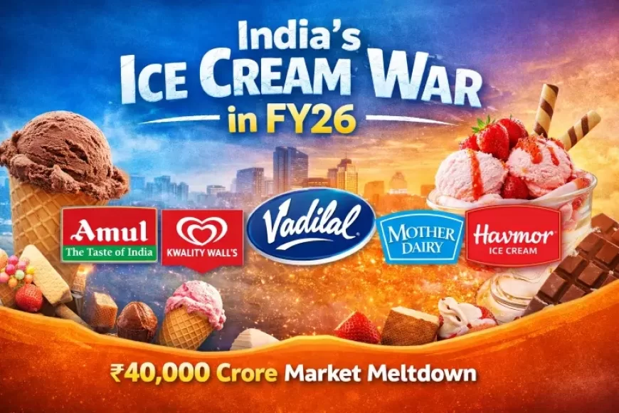 India’s Ice Cream Industry in FY26: ₹40,000 Cr Market Faces a Premium-or-Perish Moment