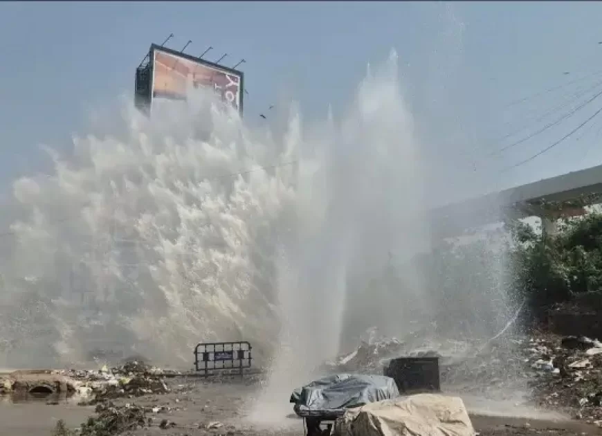 Mahim Pipeline Burst Triggers Water Disruptions in Bandra-Khar; BMC Issues Hygiene Advisory