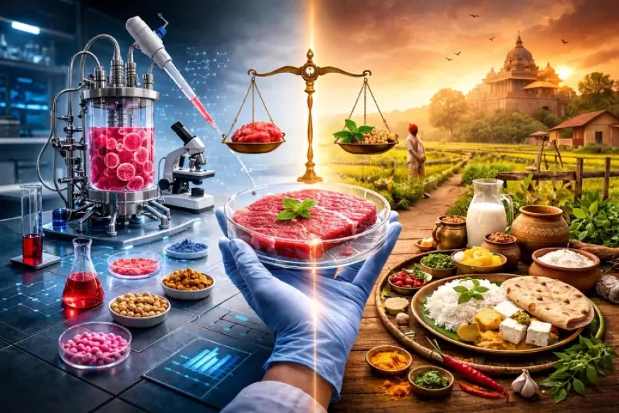 India’s Lab-Grown Food Debate in 2026: If a “Meat” Product Is Grown in a Lab Without Slaughter, Is It Technically Vegetarian?