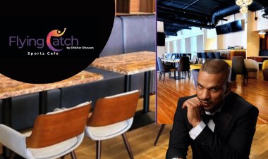 Flying Catch, a new Sports Café opened in Dubai by cricketer Shikhar Dhawan