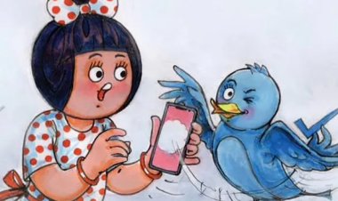 Amul's signature topicals take on Twitter's blue tick controversy