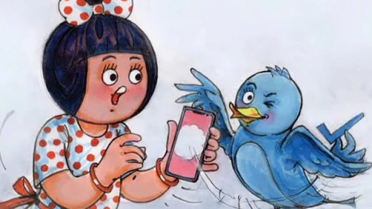 Amul's signature topicals take on Twitter's blue tick controversy