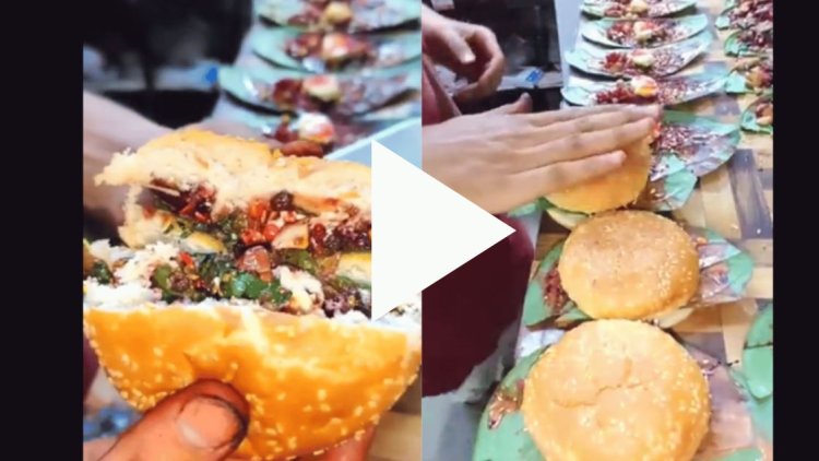 Street Vendor's Paan Burger Recipe Goes Viral, Netizens Left Bewildered