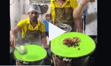 Can't believe your eyes? Check the Viral Video of Paan Dosa