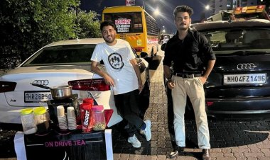 Audi Chai Wala:  After MBA, MA & B Tech Now Mumbai Man Sells Tea Form Luxury Audi Car