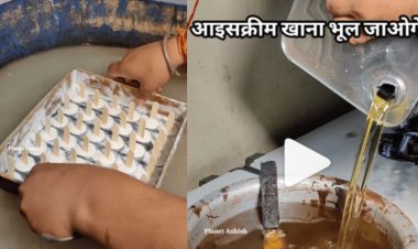 Ice cream or oil cream? The internet is divided after a viral video of a unique dessert creation went viral