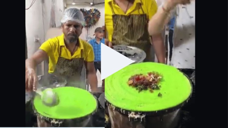 Can't believe your eyes? Check the Viral Video of Paan Dosa