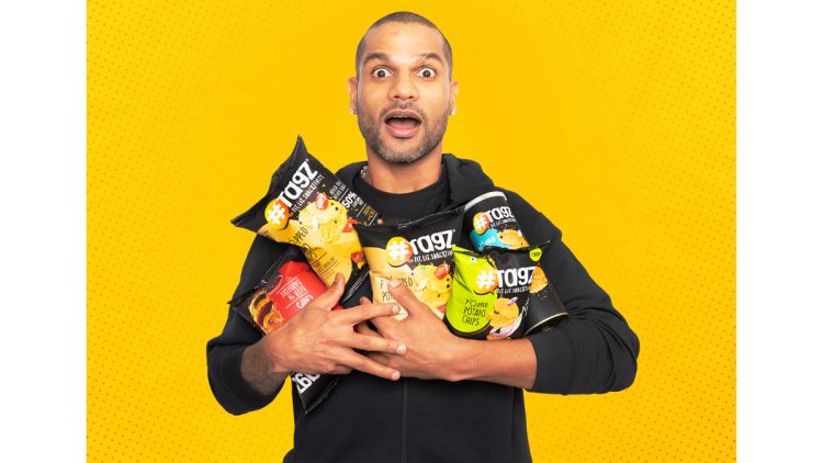 Cricketer Shikhar Dhawan joins as an investor and a brand ambassador in snack company TagZ Foods