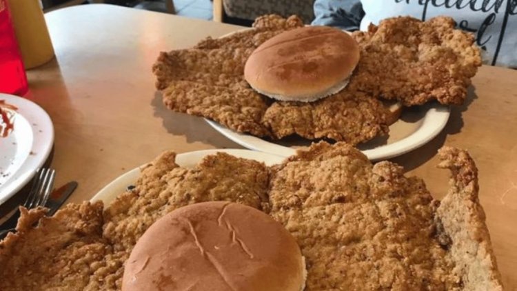 Twitter Left Confused by Unusual Burger Featuring Massive Chicken Patty