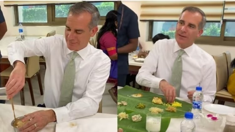 US envoy expresses love for South Indian cuisine at Tamil Nadu Bhavan, stating, "Chennai, you've captured my heart"