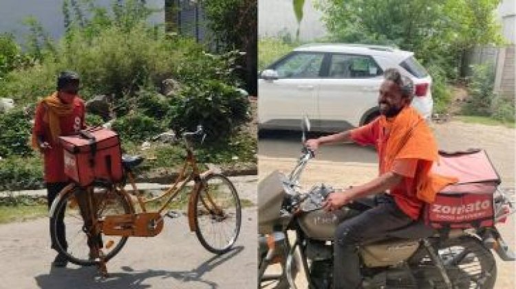 From Bicycle to Motorcycle: A Life Transformed for the Zomato Agent thru Twitter Fundraising