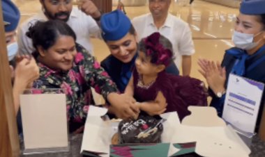 IndiGo Airlines' Heartwarming Birthday Surprise for One-Year-Old Girl Goes Viral