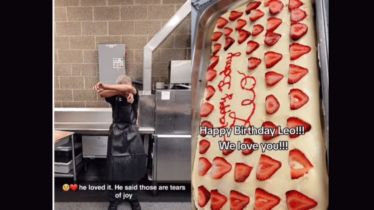 Internet Left in Tears by Elderly Man's Reaction to Viral Birthday Cake Video