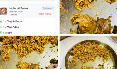 Pune Brahmin Man Finds Chicken Bones in Zomato Order from Hotel Al Zaika
