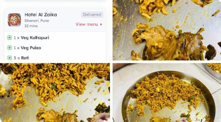 Pune Brahmin Man Finds Chicken Bones in Zomato Order from Hotel Al Zaika