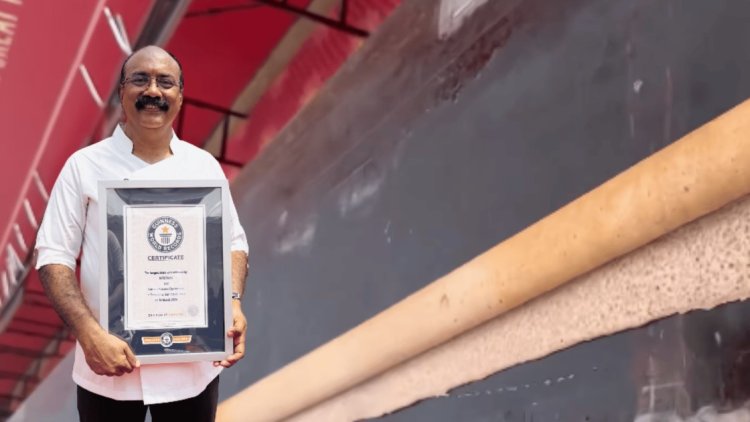 MTR Foods Creates Record-Breaking 123-Foot Dosa for 100th Anniversary