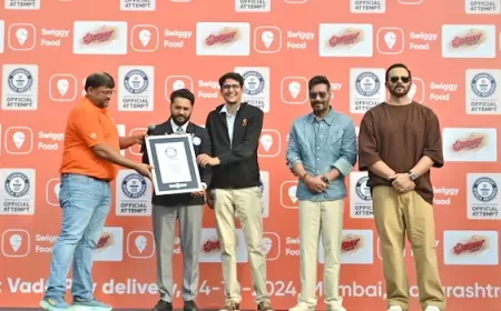 Swiggy Sets Guinness World Record with 11,000 Vada Pavs Delivered in a Single Order