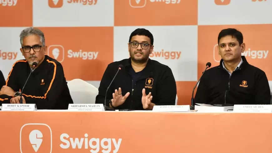 Swiggy Shares Jump 15% on First Day of Trading, Market Cap Nears ₹1 Lakh Crore