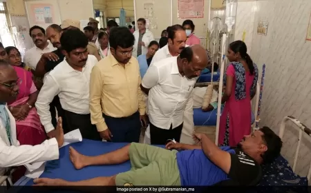 3 Dead, 23 Hospitalized Near Chennai After Alleged Sewage Contamination in Drinking Water