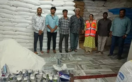 Hyderabad: Rs 92.47 Lakh Worth of Adulterated Coconut Powder Seized in Food Safety Raid