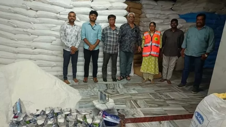 Hyderabad: Rs 92.47 Lakh Worth of Adulterated Coconut Powder Seized in Food Safety Raid