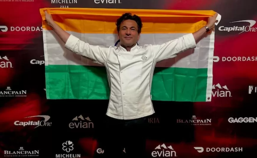 Chef Vikas Khanna’s Restaurant Bungalow Earns Michelin “Bib Gourmand” Award