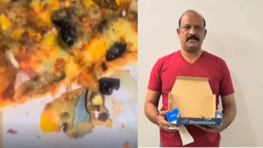 Pune Man Finds Knife  piece in Domino’s Pizza, Outlet Apologizes Amid Safety Concerns