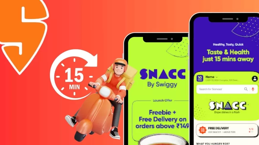 Swiggy Launches New App SNACC for 15-Minute Food Delivery Amid Fierce Market Competition