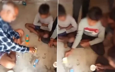 Madhya Pradesh Teacher Suspended After Shocking Video Surfaces of Alcohol Served to Schoolchildren