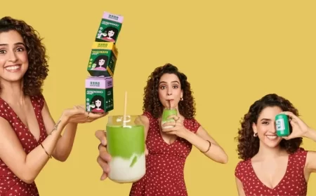 Sanya Malhotra Forays into Wellness Industry with Launch of Matcha Brand ‘Bree’ in Partnership with Essenzaa Nutrition
